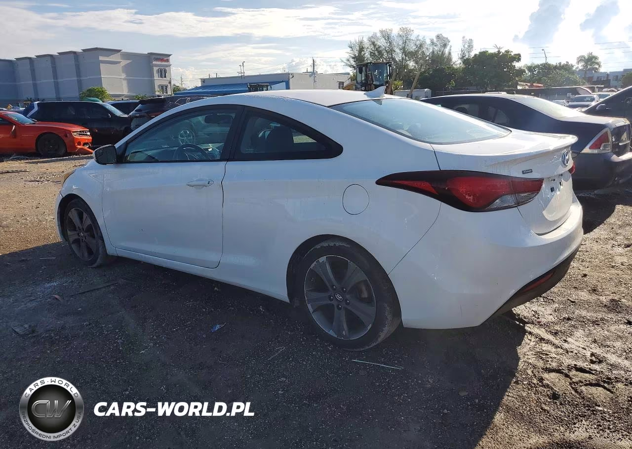 2014 Hyundai Elantra Coupe Base VIN:KMHDH6AH1EU026586 - 2