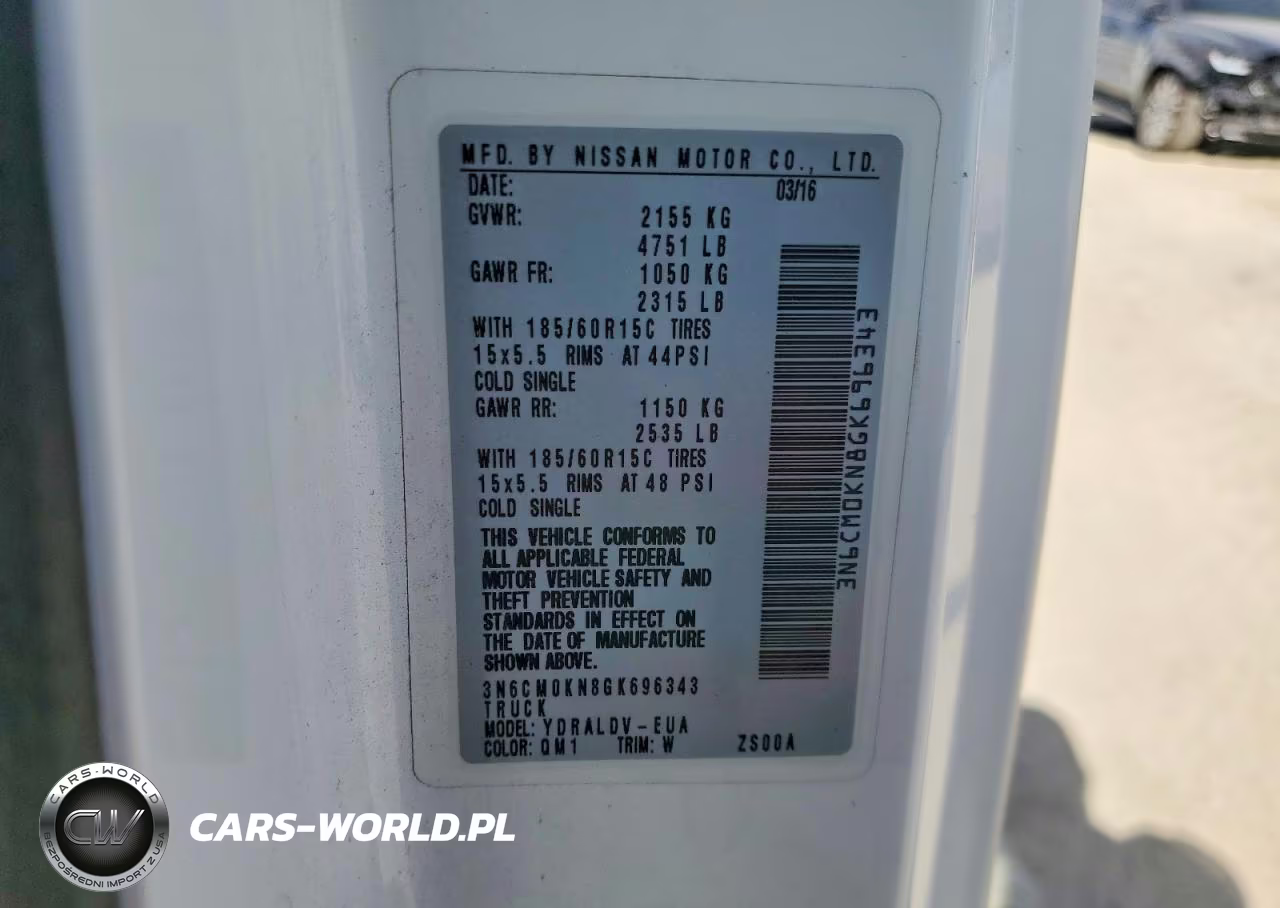 2016 Nissan Nv200 S VIN:3N6CM0KN8GK696343 - 13