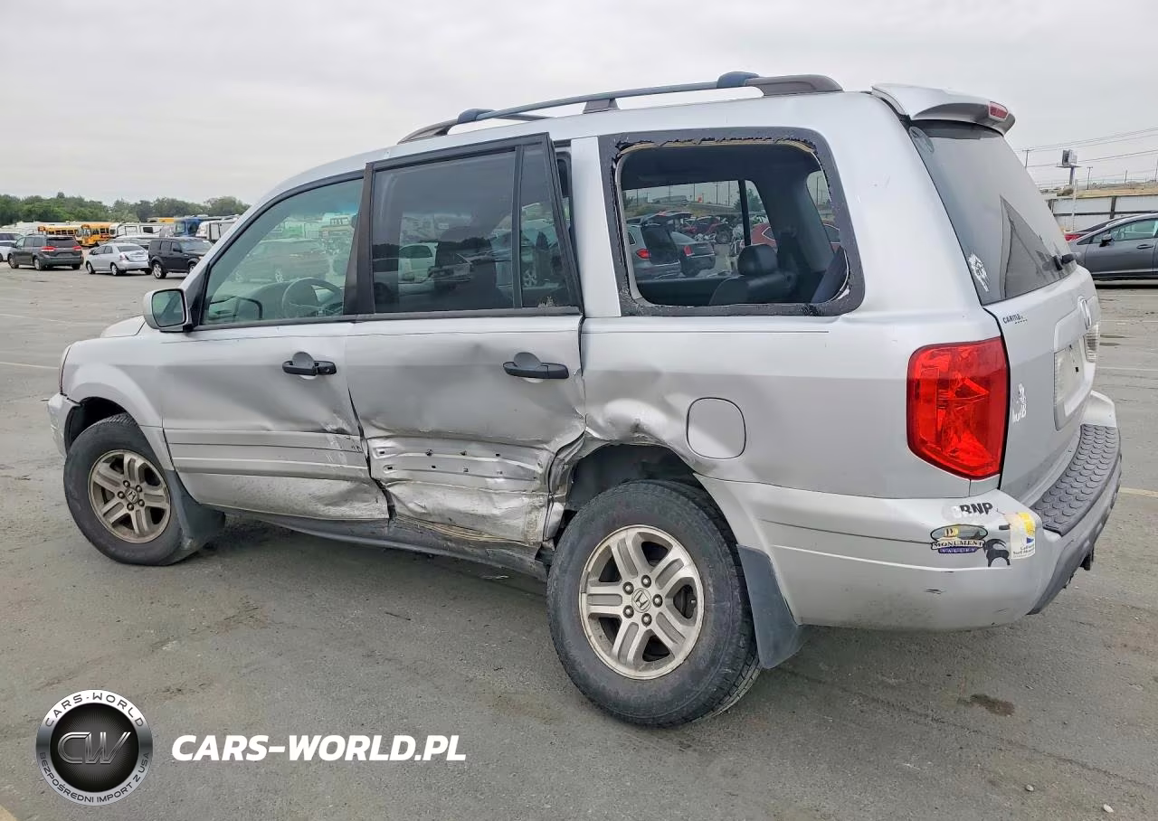 2004 Honda Pilot Exl VIN:2HKYF18544H585133 - 2
