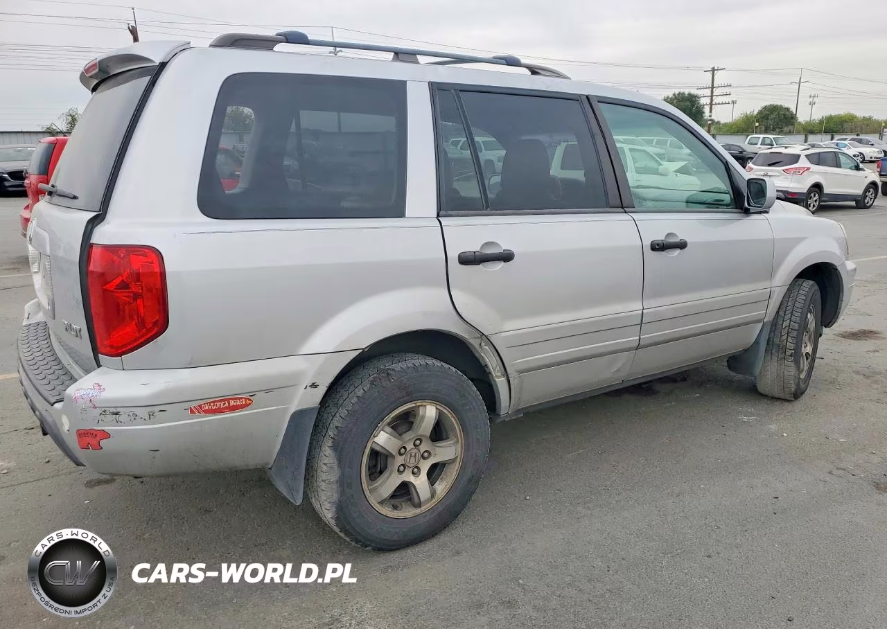 2004 Honda Pilot Exl VIN:2HKYF18544H585133 - 3