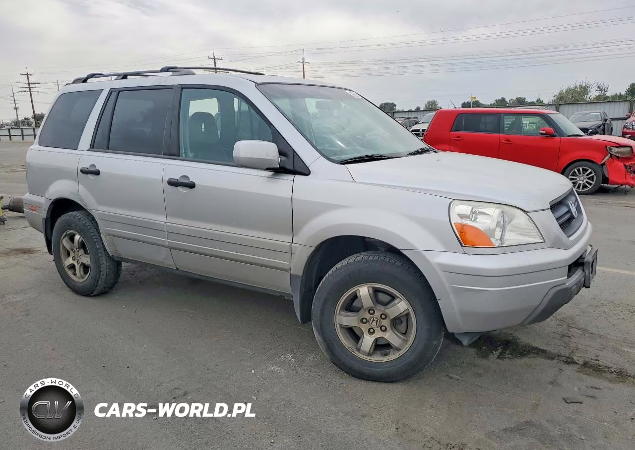 2004 Honda Pilot Exl VIN:2HKYF18544H585133 - 4