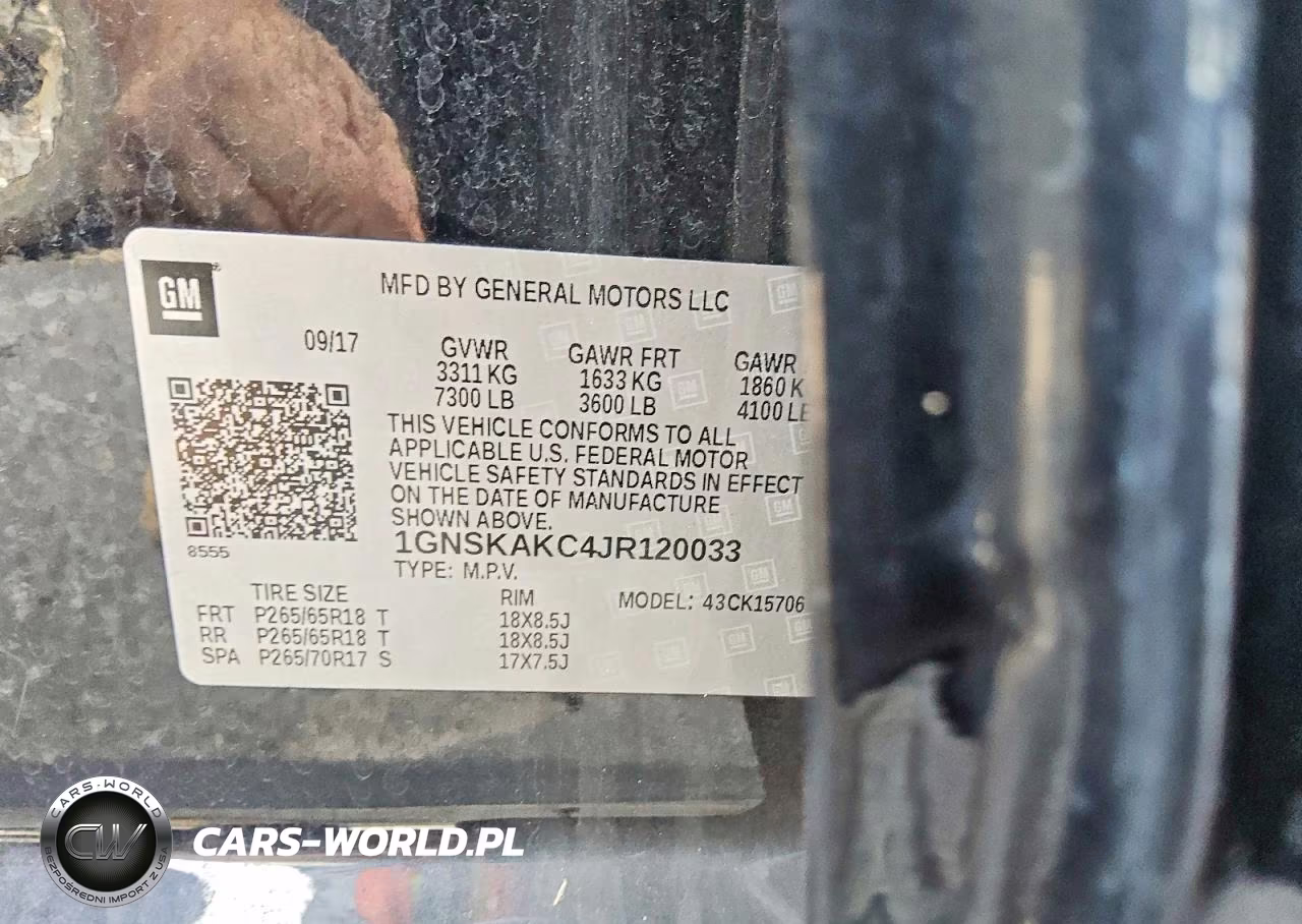 2018 Chevrolet Tahoe K1500 Ls VIN:1GNSKAKC4JR120033 - 13