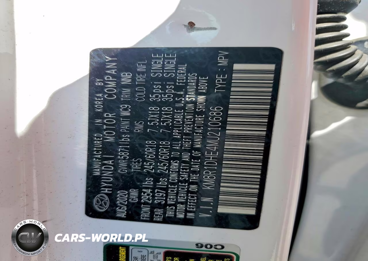 2021 Hyundai Palisade Se VIN:KM8R1DHE4MU210686 - 13