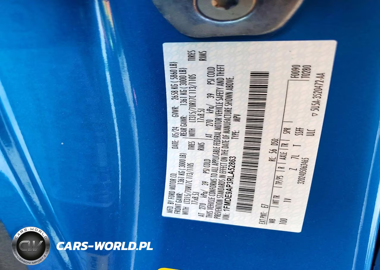 2024 Ford Bronco Badlands VIN:1FMDE9AP3RLA52863 - 13