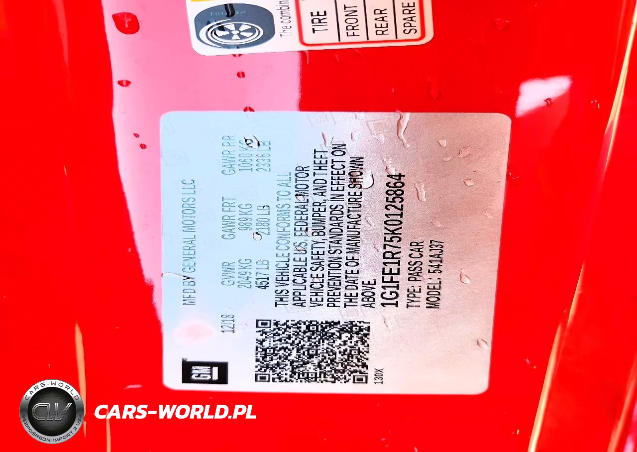 2019 Chevrolet Camaro Ss VIN:1G1FE1R75K0125864 - 12