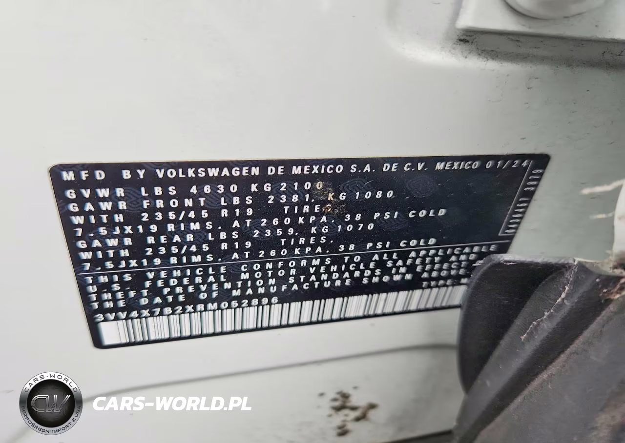 2024 Volkswagen Taos Sel VIN:3VV4X7B2XRM052896 - 13