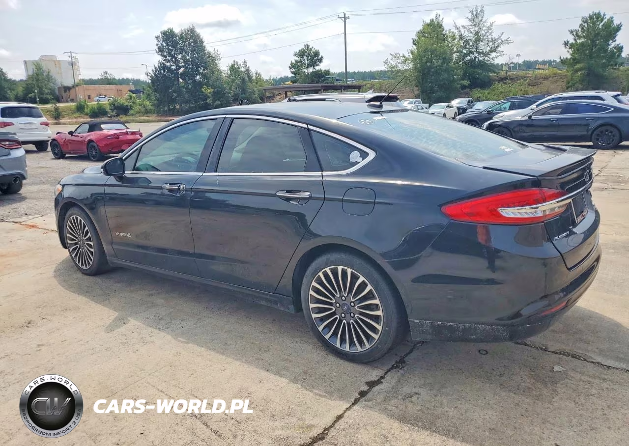 2018 Ford Fusion Titanium-Platinum Hev VIN:3FA6P0RU2JR102774 - 2