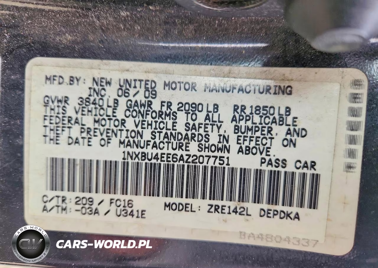 2010 Toyota Corolla Le VIN:1NXBU4EE6AZ207751 - 12