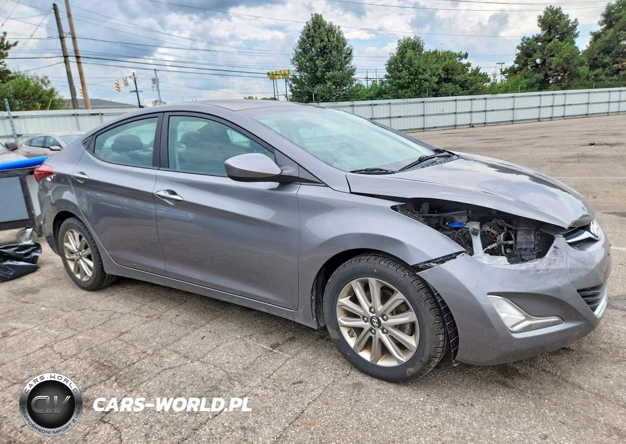 2014 Hyundai Elantra Se VIN:5NPDH4AE6EH515509 - 4