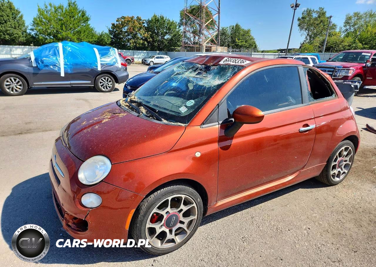 2013 Fiat 500 Sport VIN:3C3CFFBR2DT523110 - 1