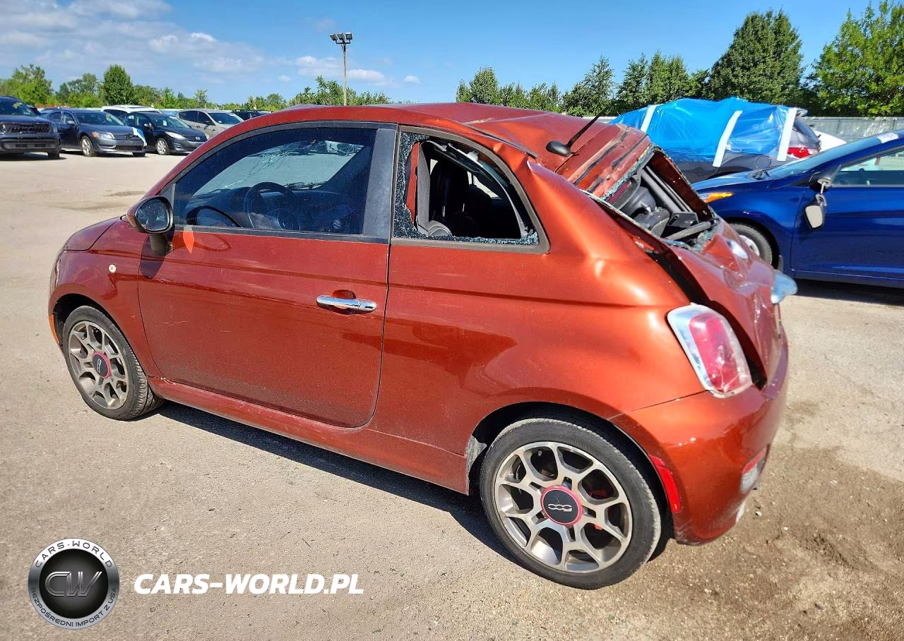 2013 Fiat 500 Sport VIN:3C3CFFBR2DT523110 - 2