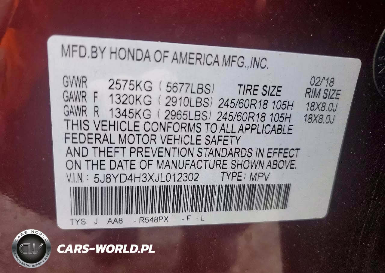 2018 Acura Mdx VIN:5J8YD4H3XJL012302 - 14
