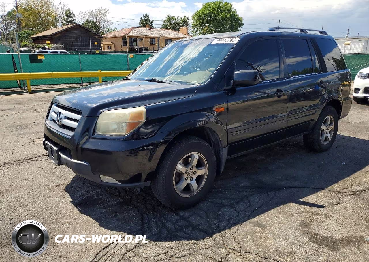 2006 Honda Pilot Ex VIN:2HKYF18446H531969 - 1