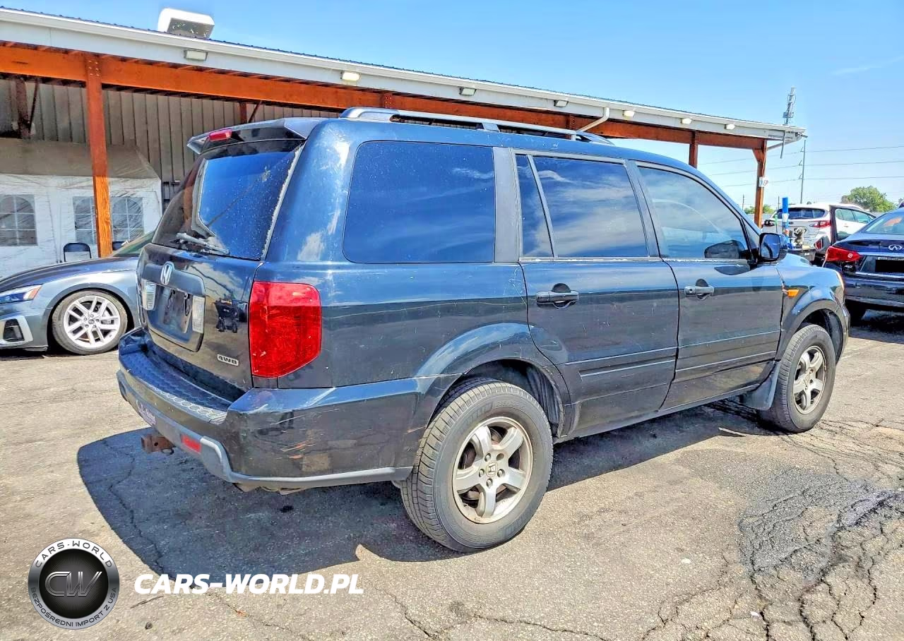 2006 Honda Pilot Ex VIN:2HKYF18446H531969 - 3
