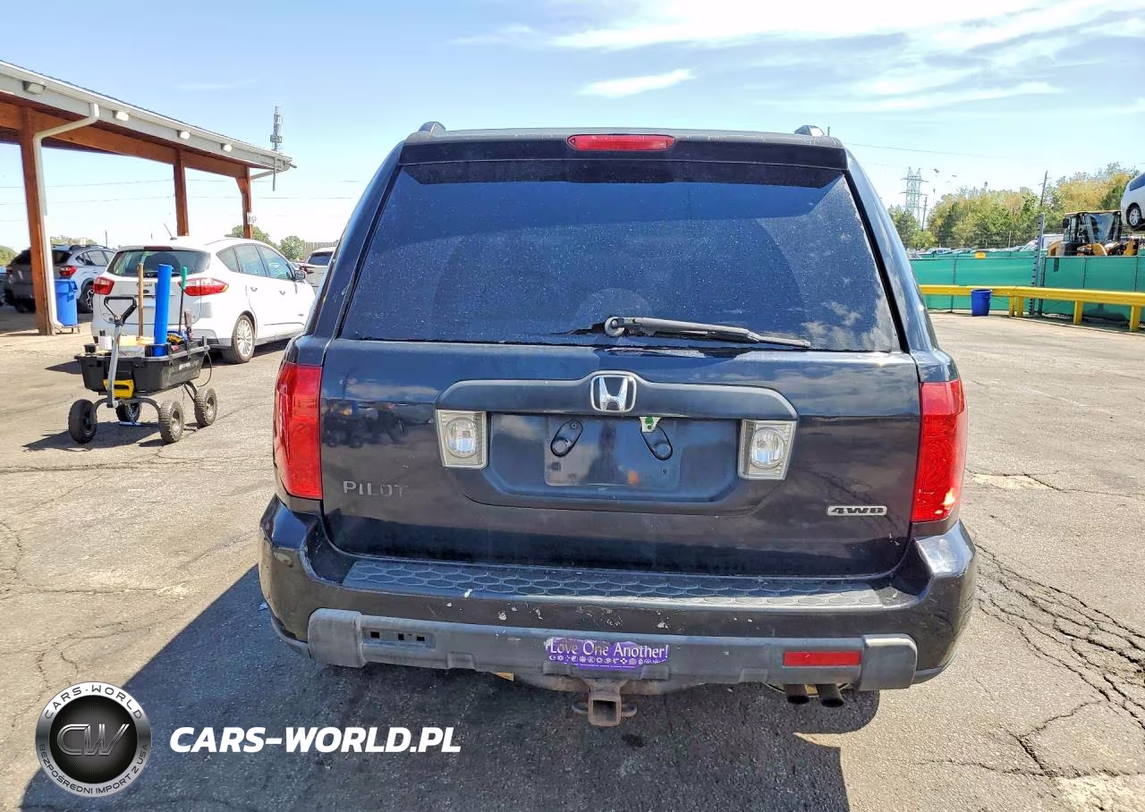 2006 Honda Pilot Ex VIN:2HKYF18446H531969 - 6