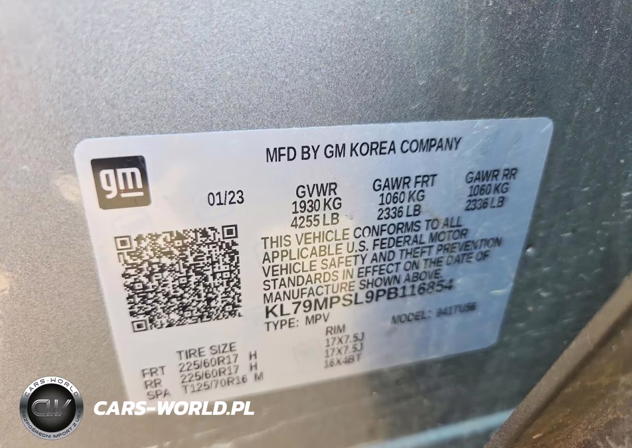 2023 Chevrolet Trailblazer Lt VIN:KL79MPSL9PB116854 - 12