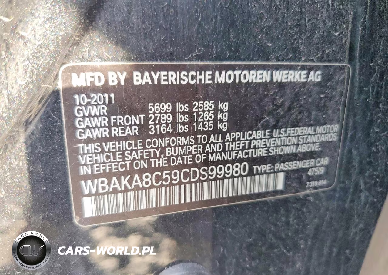 2012 BMW Alpina B7 VIN:WBAKA8C59CDS99980 - 12