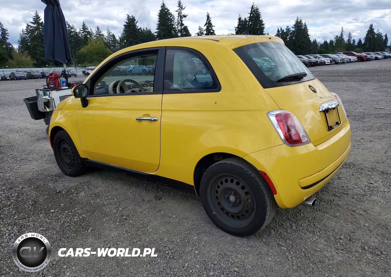 2012 Fiat 500 Pop VIN:3C3CFFAR1CT383728 - 2
