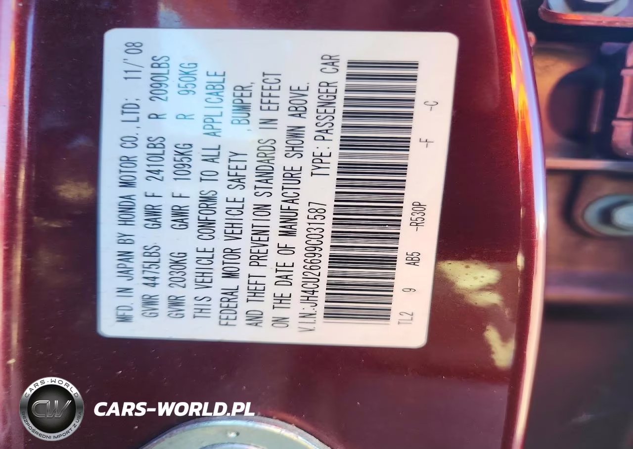 2009 Acura Tsx VIN:JH4CU26699C031587 - 12