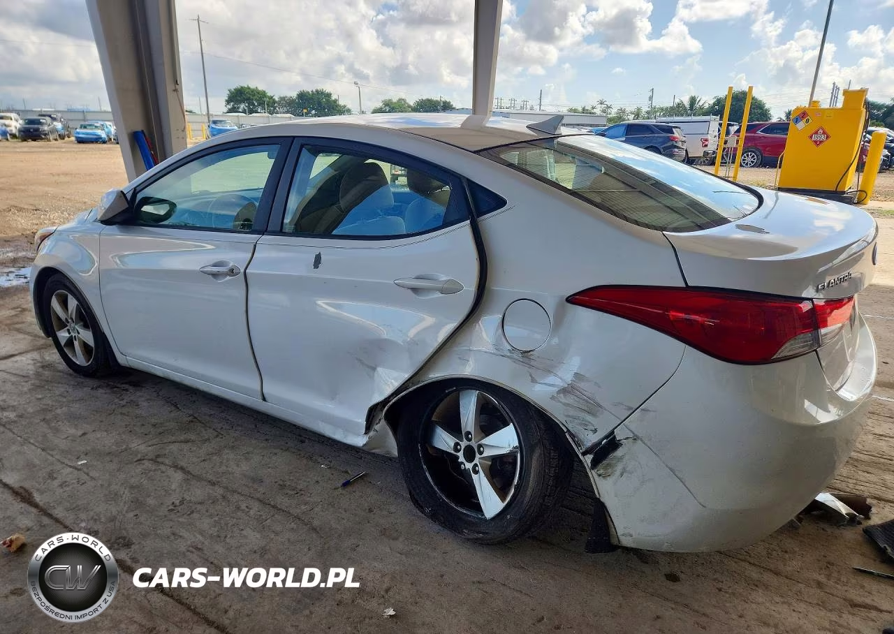 2013 Hyundai Elantra Gls VIN:5NPDH4AE5DH329796 - 2