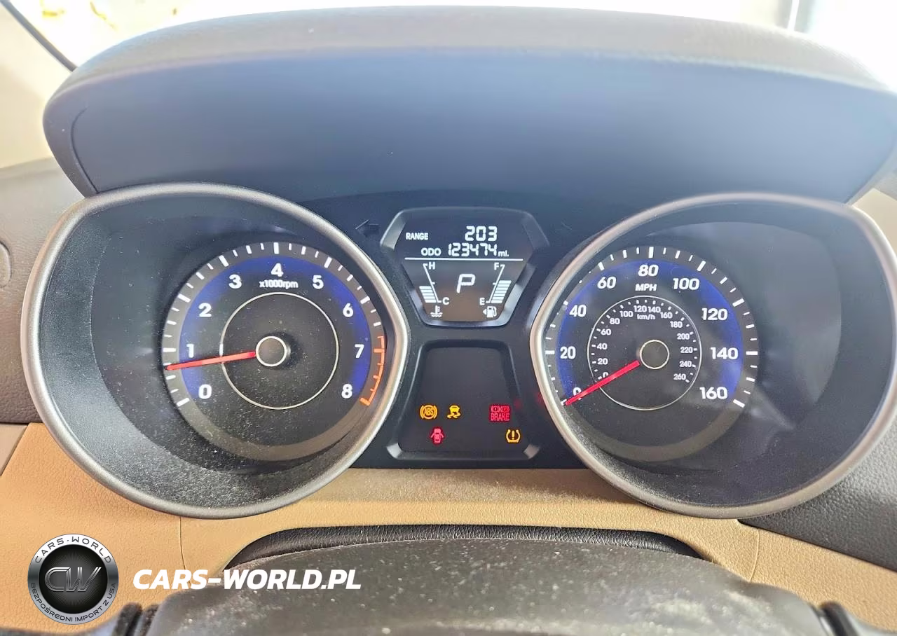 2013 Hyundai Elantra Gls VIN:5NPDH4AE5DH329796 - 9