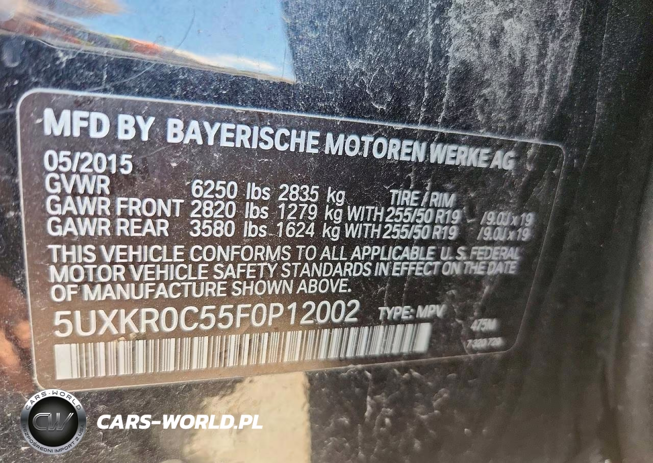 2015 BMW X5 xDrive35I VIN:5UXKR0C55F0P12002 - 13