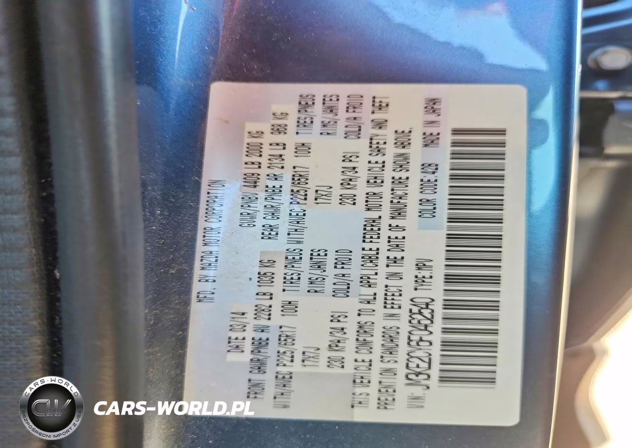 2015 Mazda Cx-5 Touring VIN:JM3KE2CY6F0462540 - 12