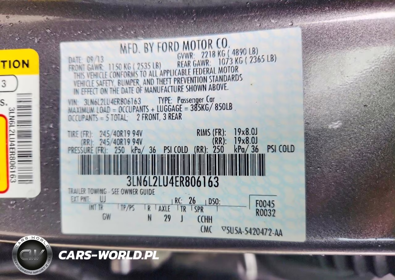 2014 Lincoln Mkz Hybrid VIN:3LN6L2LU4ER806163 - 12
