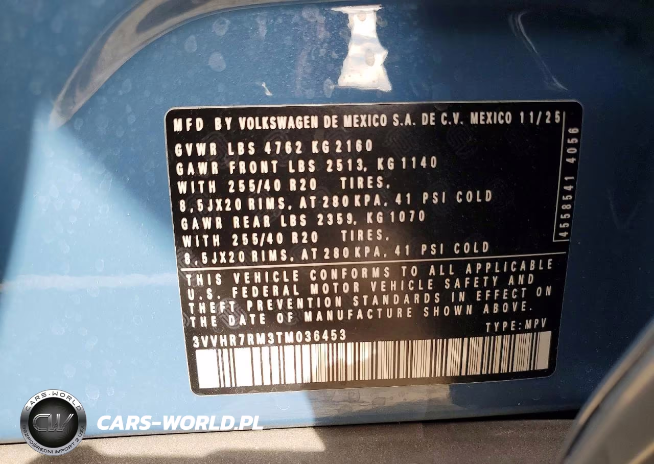2026 Volkswagen Tiguan Se R-Line Black VIN:3VVHR7RM3TM036453 - 12