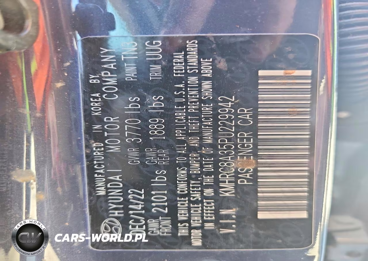 2023 Hyundai Venue Limited VIN:KMHRC8A35PU229942 - 14