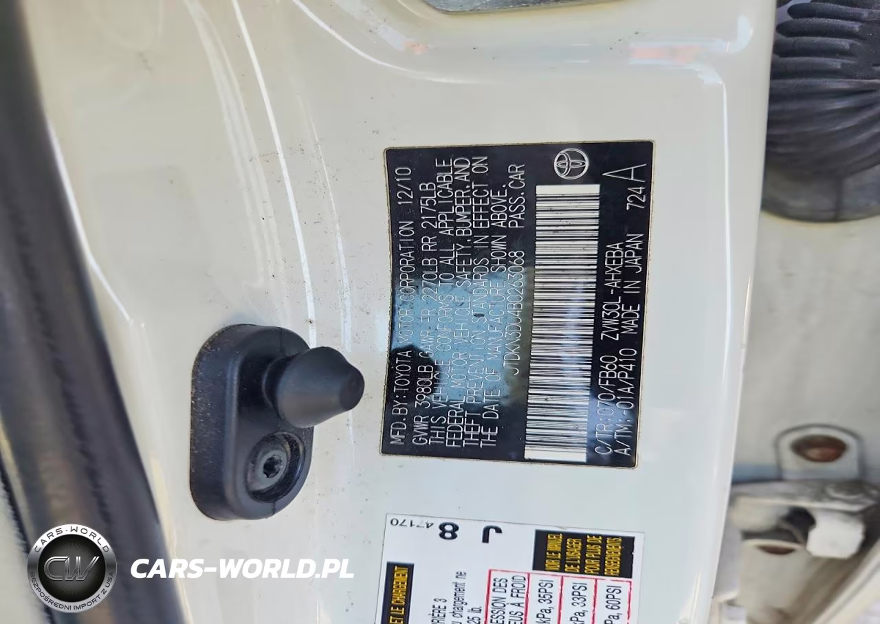 2011 Toyota Prius Two VIN:JTDKN3DU4B0263068 - 13