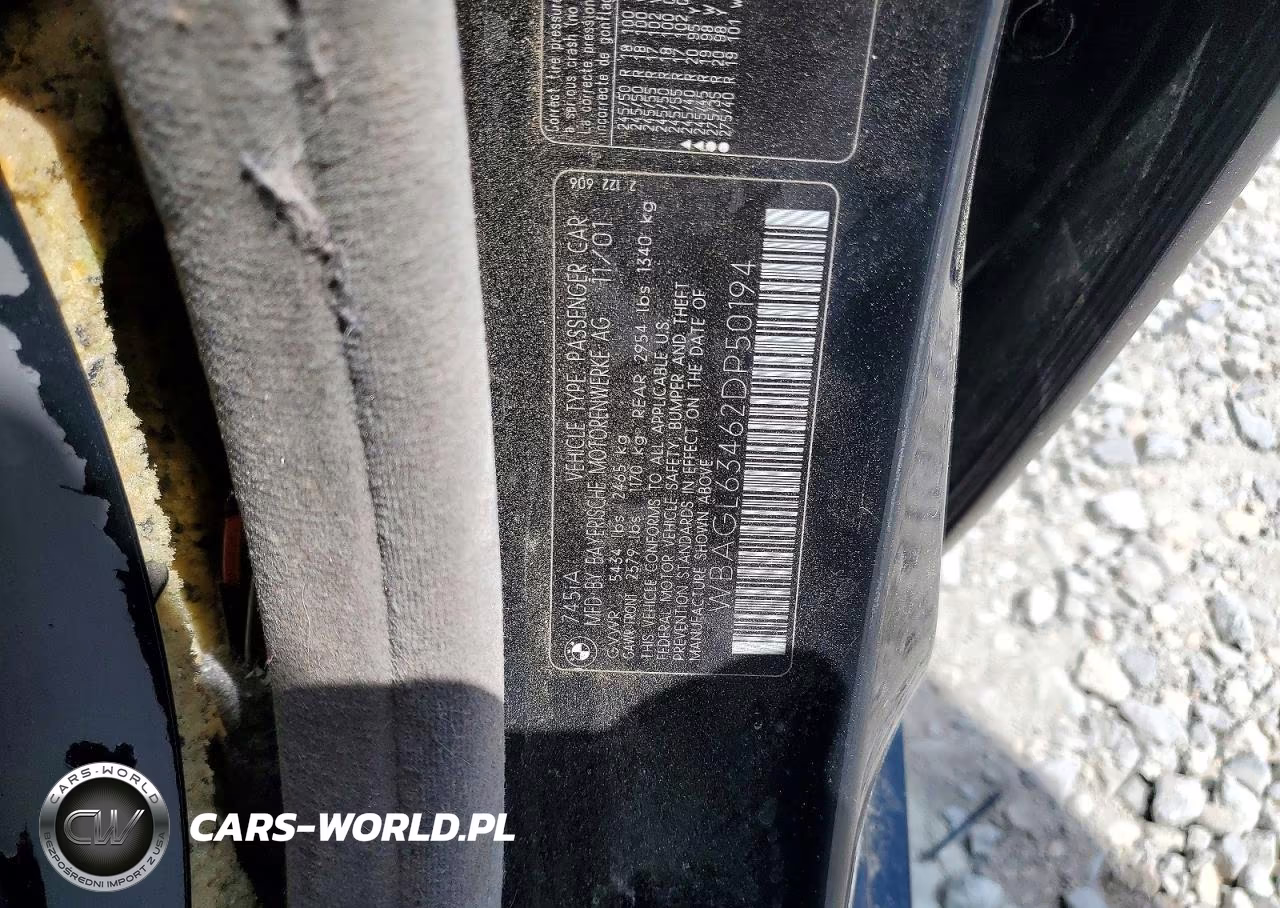 2002 BMW 745 I VIN:WBAGL63462DP50194 - 13