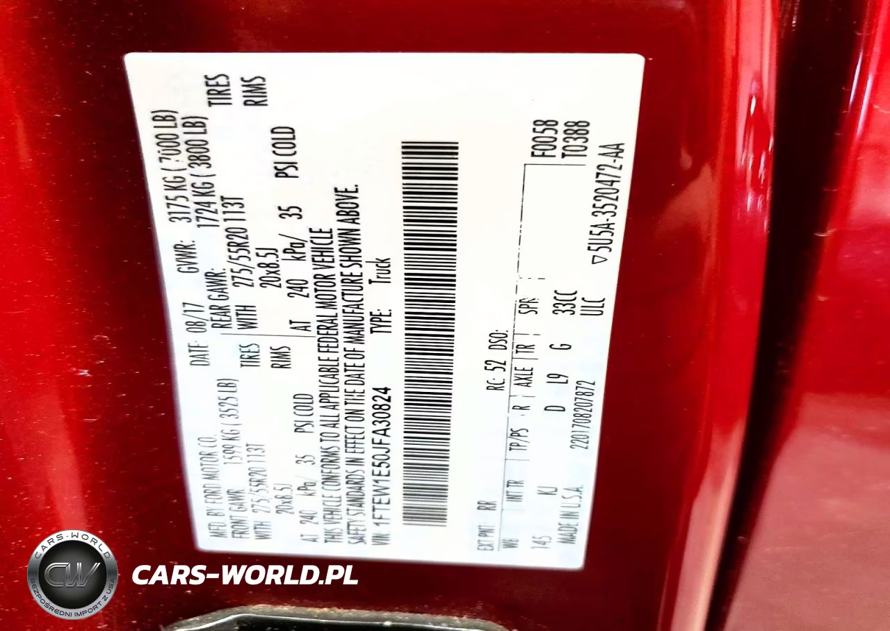 2018 Ford F150 Supercrew VIN:1FTEW1E50JFA30824 - 12