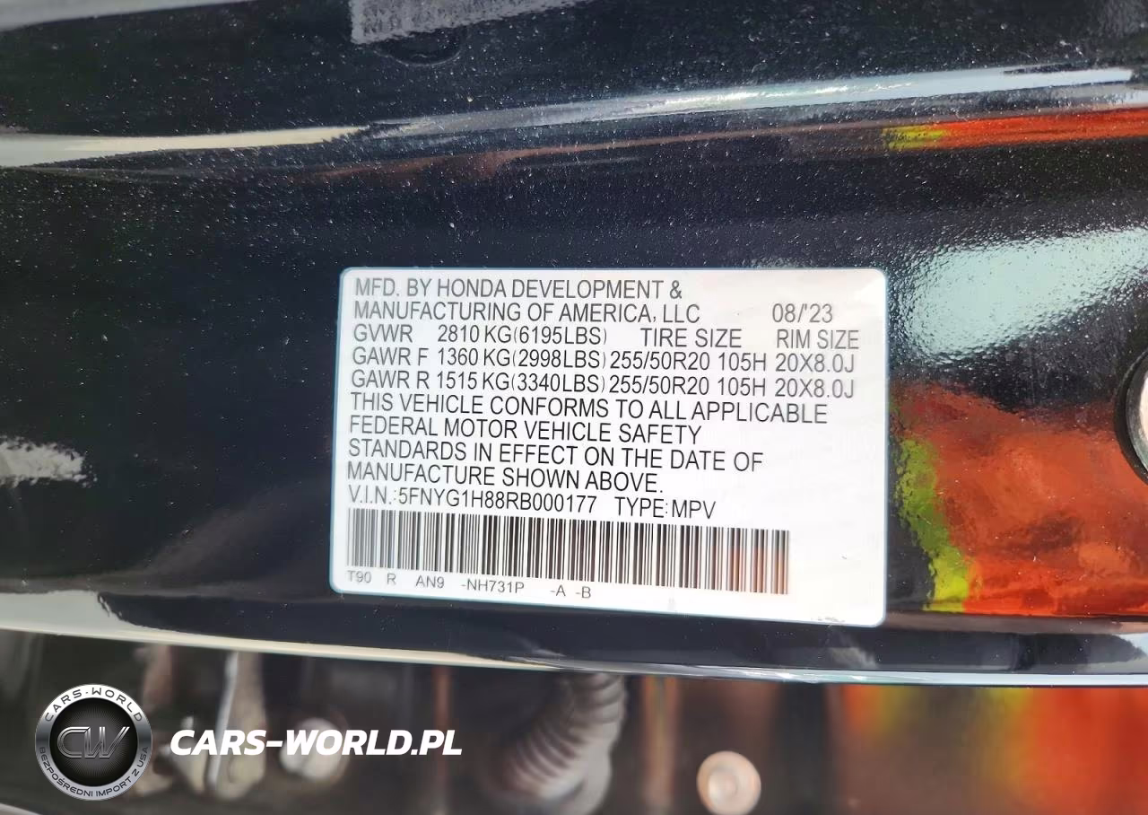 2024 Honda Pilot Elite VIN:5FNYG1H88RB000177 - 13