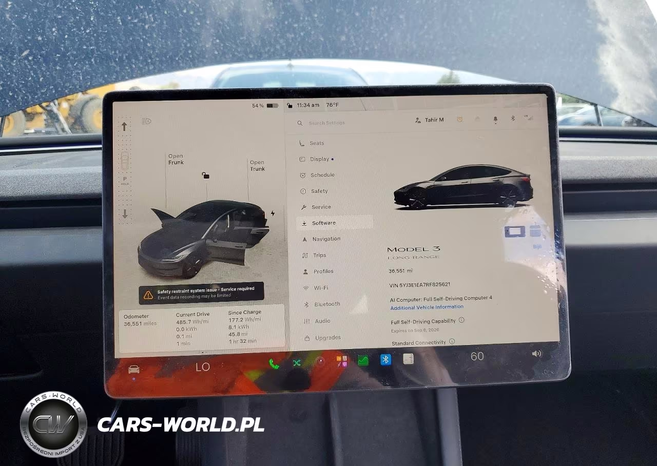 2024 Tesla Model 3 VIN:5YJ3E1EA7RF825621 - 9