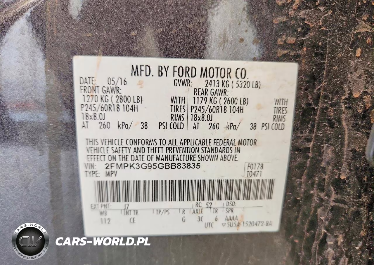 2016 Ford Edge Se VIN:2FMPK3G95GBB83835 - 13