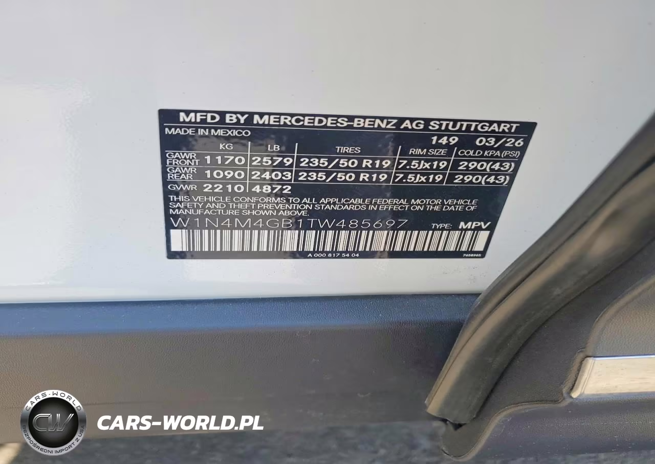 2026 Mercedes-Benz Glb 250 VIN:W1N4M4GB1TW485697 - 13