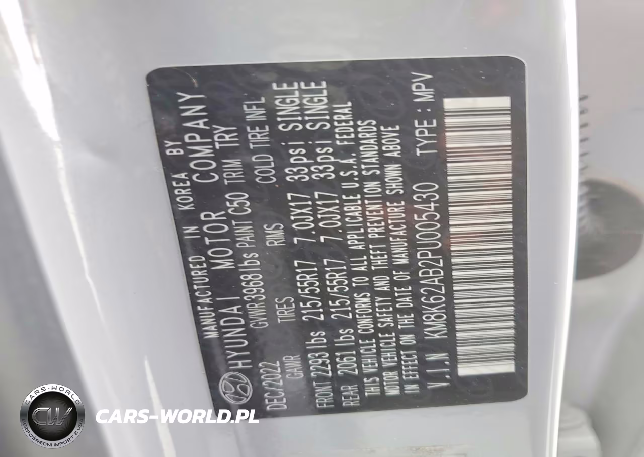 2023 Hyundai Kona Sel VIN:KM8K62AB2PU005430 - 12