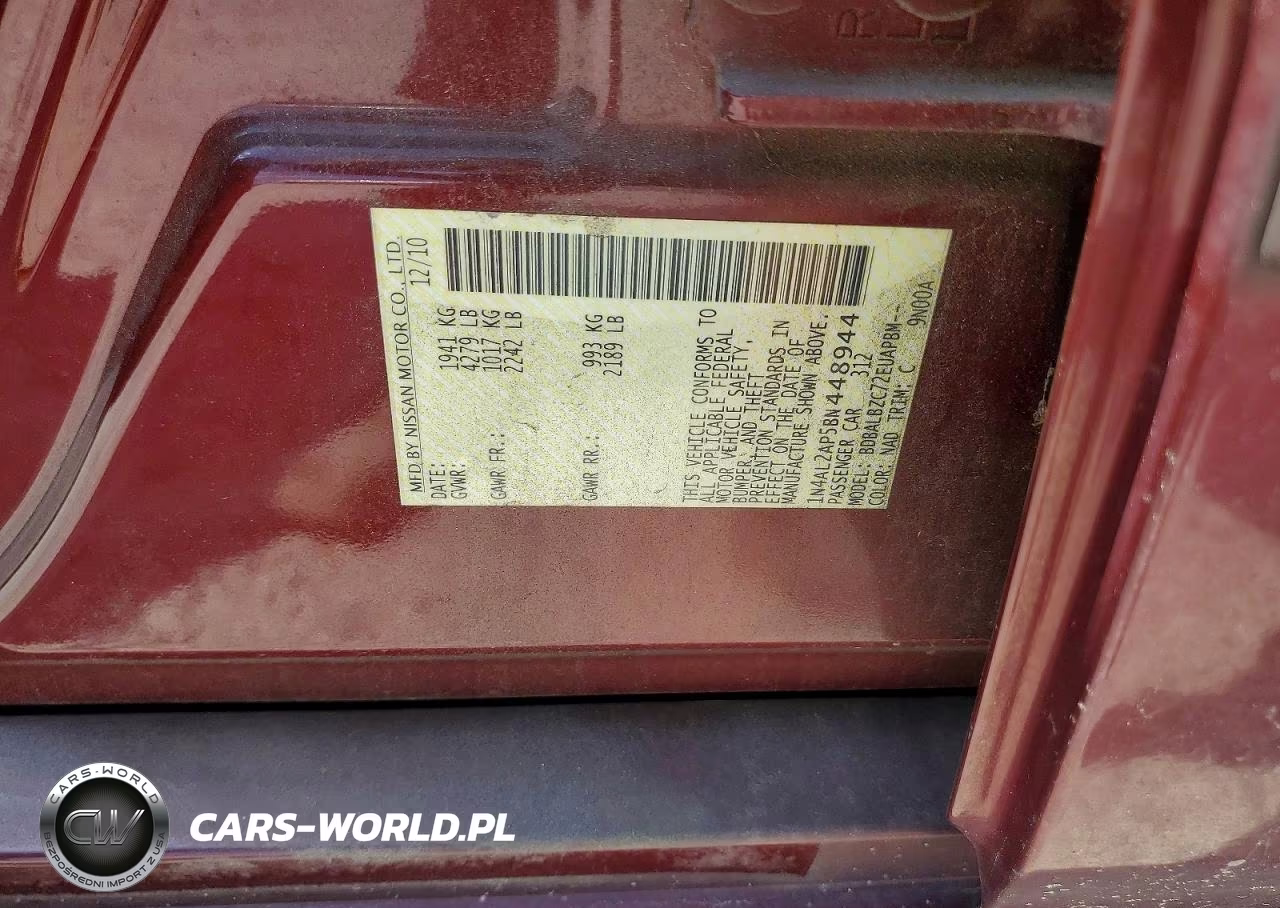 2011 Nissan Altima 2.5 VIN:1N4AL2AP5BN448944 - 13