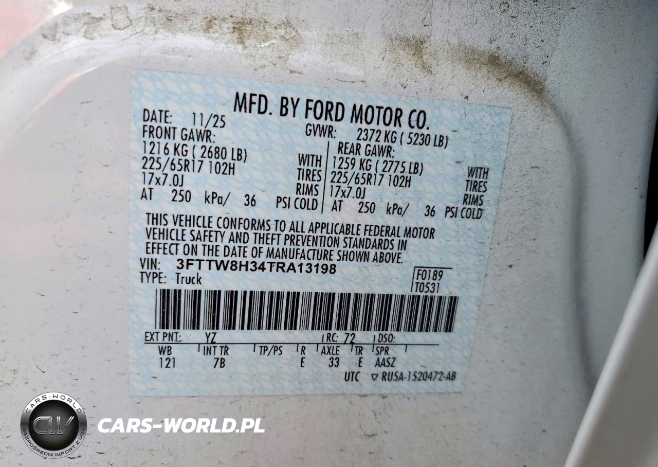 2026 Ford Maverick Xlt VIN:3FTTW8H34TRA13198 - 12