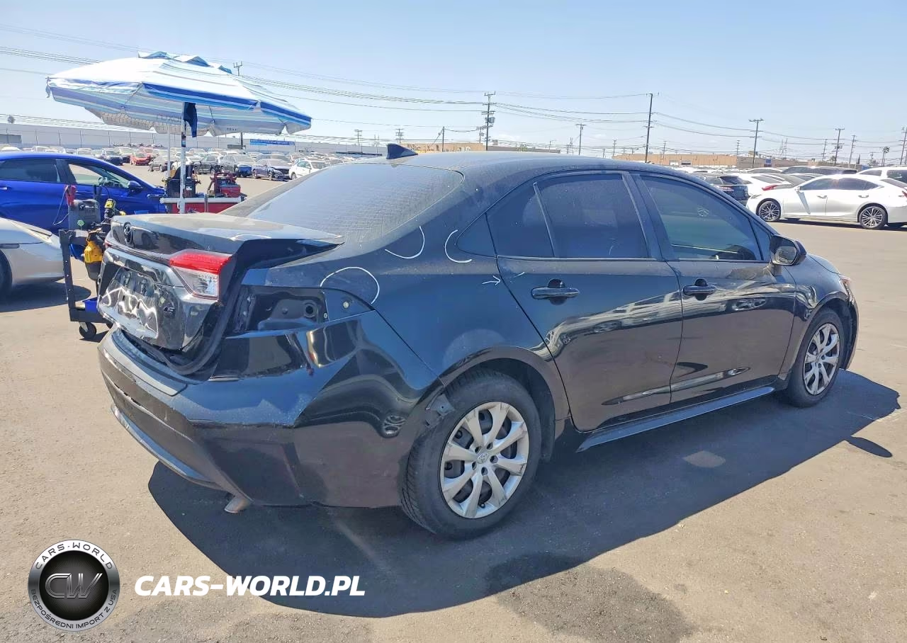 2022 Toyota Corolla Le VIN:JTDEPMAE4NJ230239 - 3