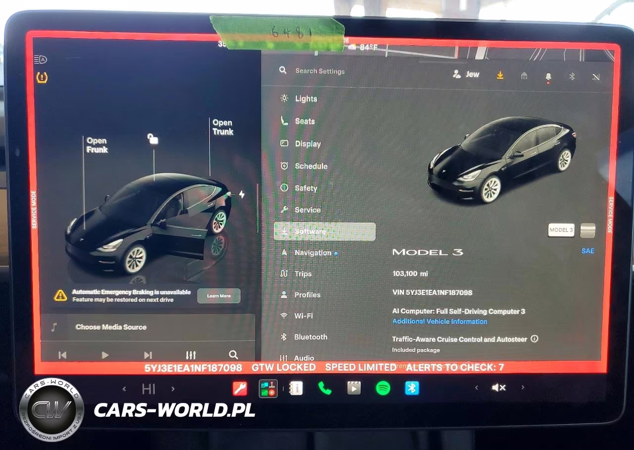 2022 Tesla Model 3 VIN:5YJ3E1EA1NF187098 - 9