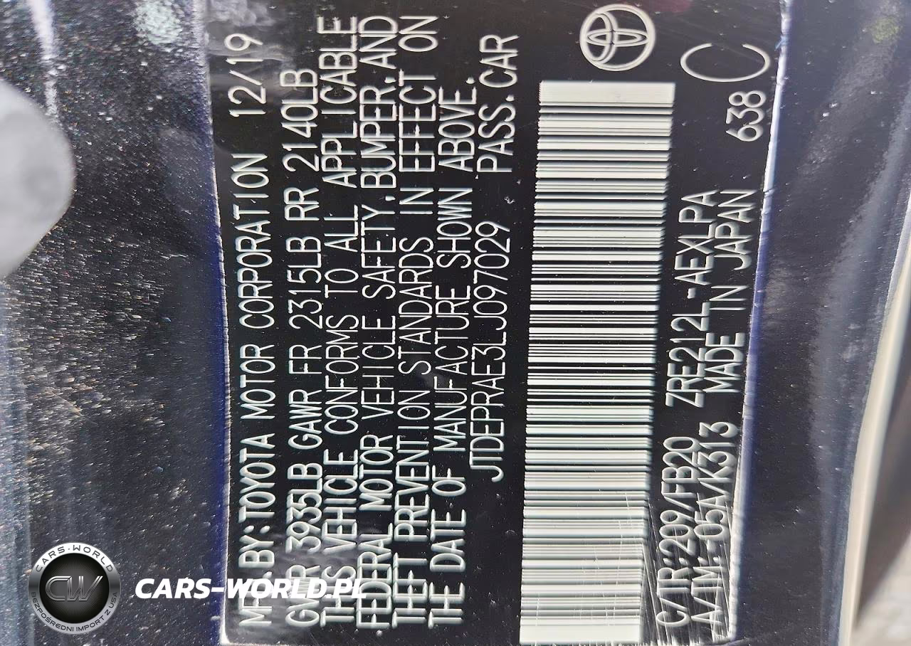 2020 Toyota Corolla Le VIN:JTDEPRAE3LJ097029 - 13