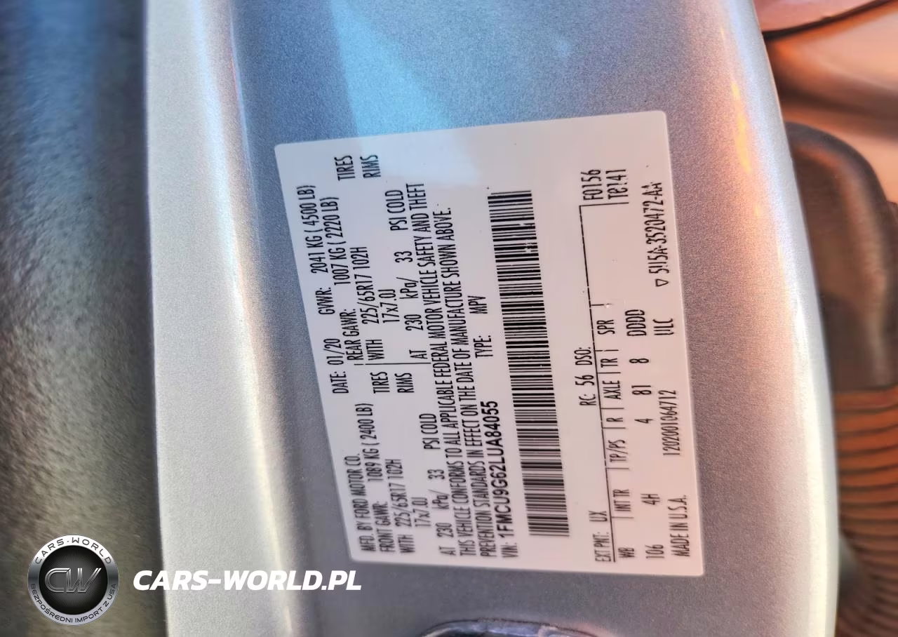 2020 Ford Escape Se VIN:1FMCU9G62LUA84055 - 12