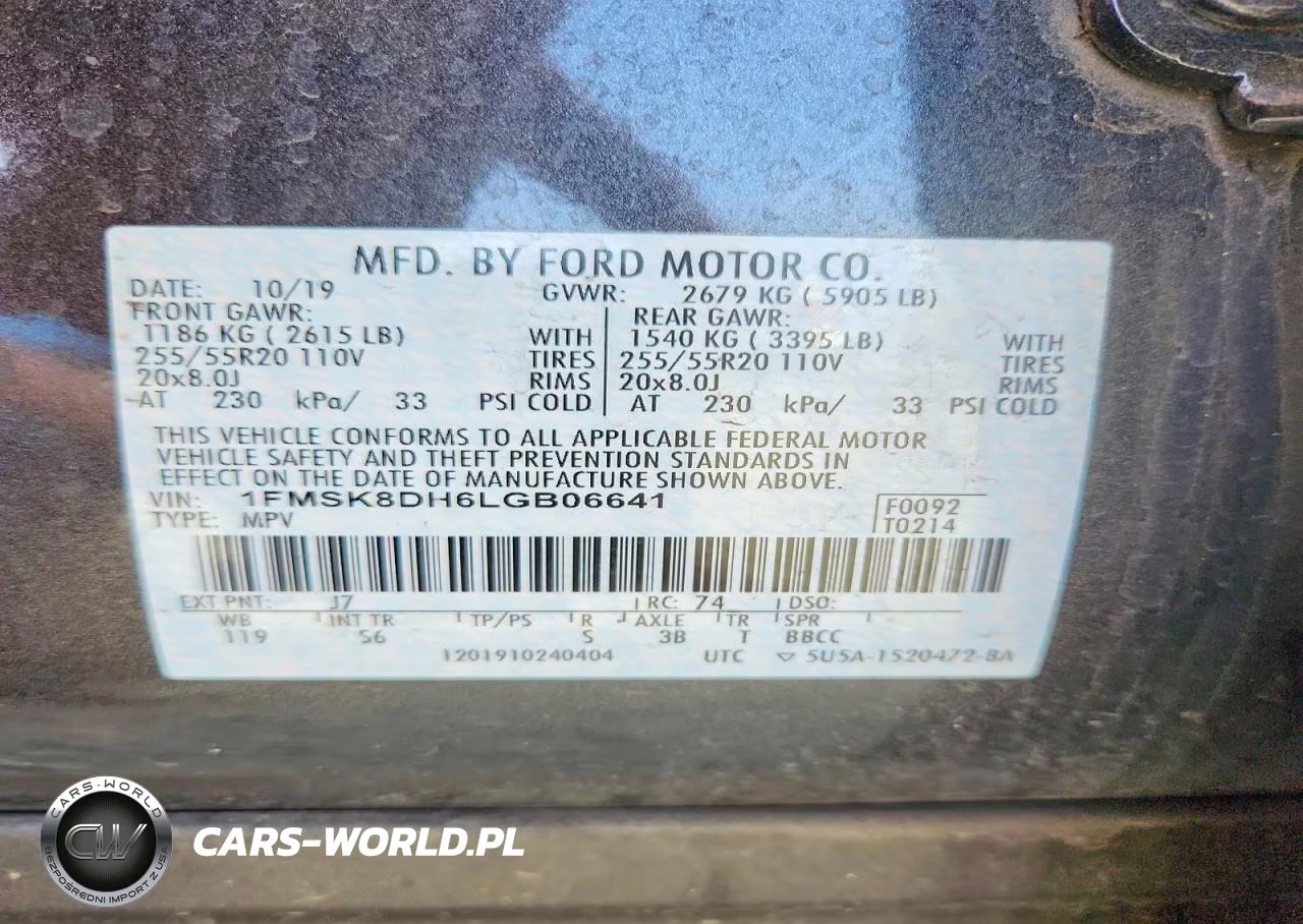 2020 Ford Explorer Xlt VIN:1FMSK8DH6LGB06641 - 13