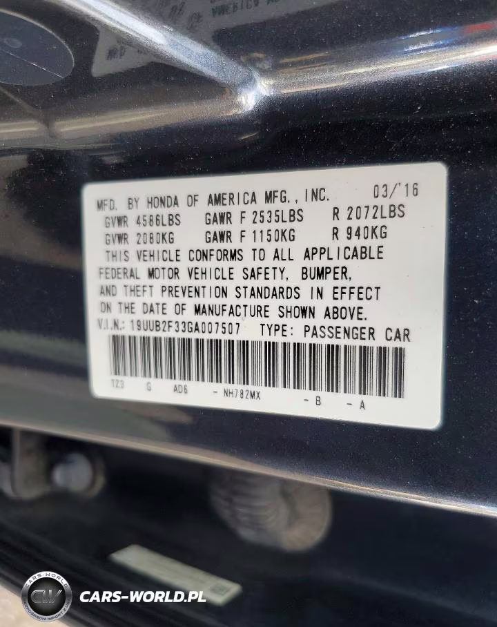 2016 Acura Tlx VIN:19UUB2F33GA007507 - 12