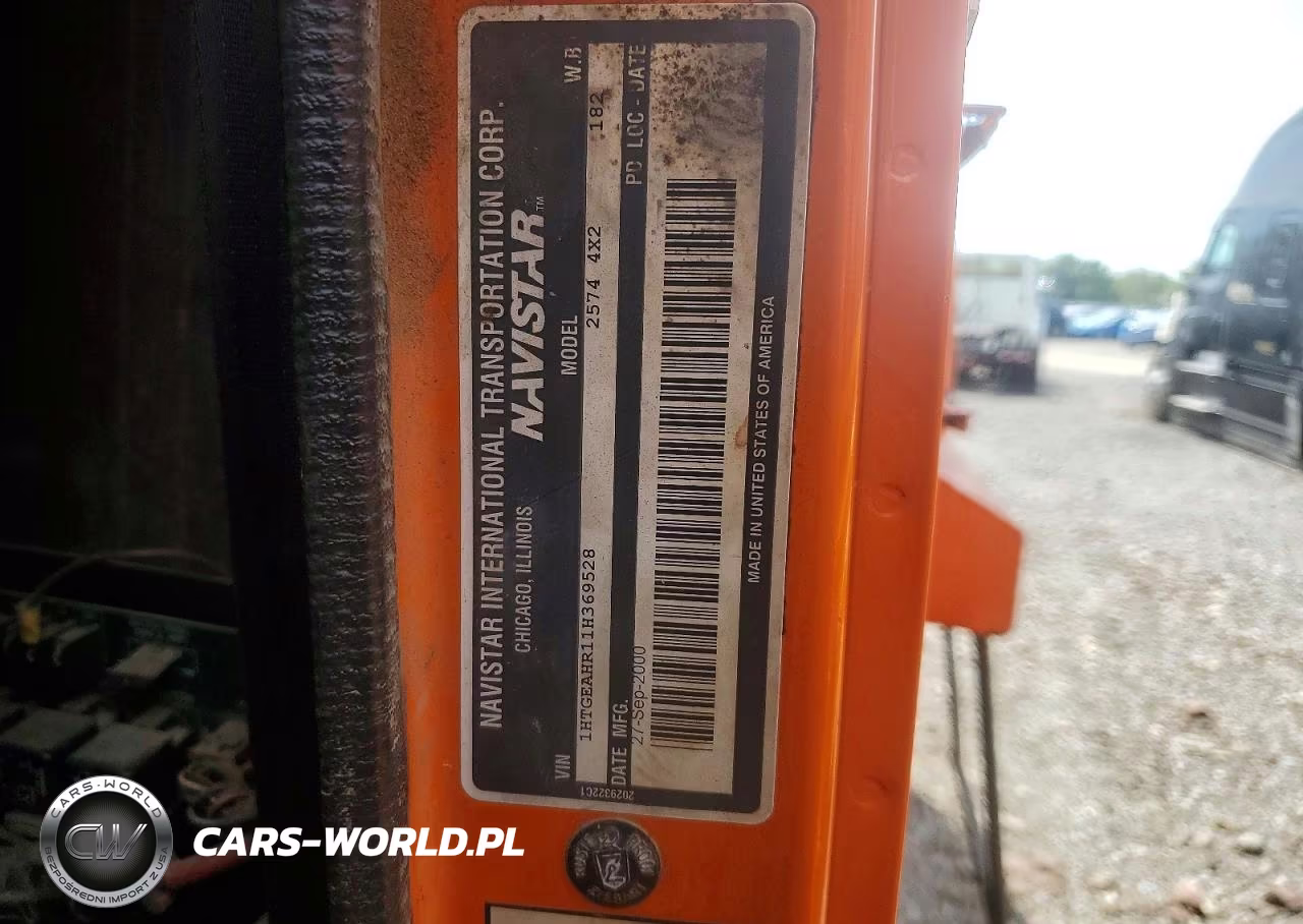 2001 International 2000 2574 VIN:1HTGEAHR11H369528 - 12