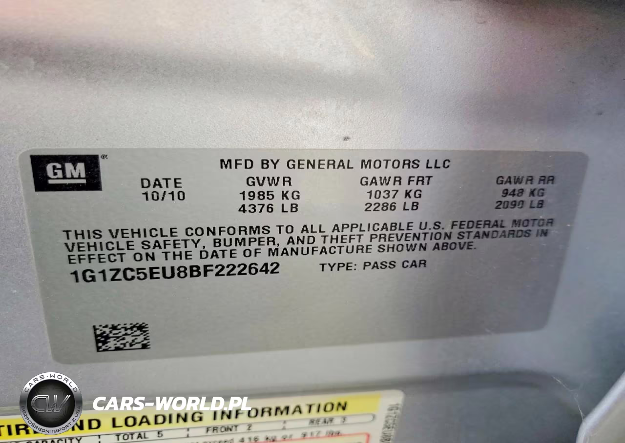 2011 Chevrolet Malibu 1Lt VIN:1G1ZC5EU8BF222642 - 12