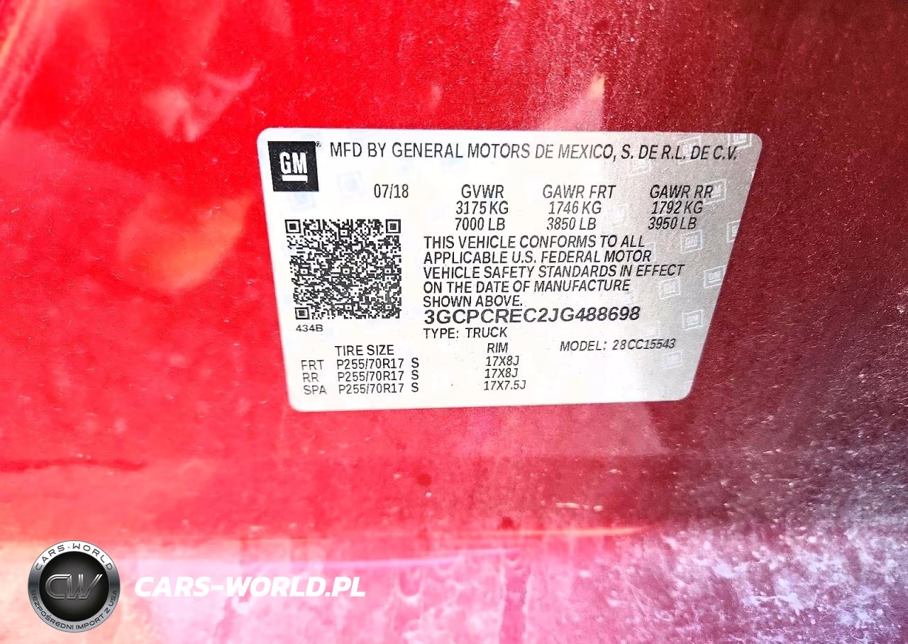 2018 Chevrolet Silverado C1500 Lt VIN:3GCPCREC2JG488698 - 12