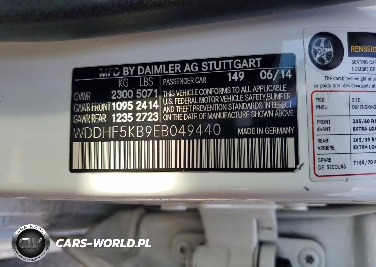 2014 Mercedes-Benz E 350 VIN:WDDHF5KB9EB049440 - 12